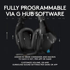 Logitech 981-000742 G935 Wireless DTS:X Gaming Headset Renewed