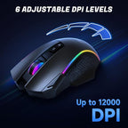AOC GM401 Tri-Mode Wireless RGB Gaming Mouse