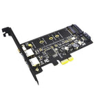 CFNXKTWBR PCIe 3.0 USB and M.2 SATA Expansion Card