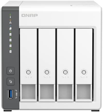 QNAP TS-433-4G-US 4-Bay NAS - Quad-Core, 4GB RAM, 2.5GbE