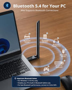 BrosTrend AX900 USB WiFi 6 and Bluetooth 5.4 Adapter