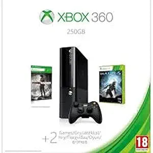 Microsoft Xbox 360 E 250GB Console Bundle