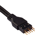 Corsair CC-8900244 Black Braided Front Panel Extension