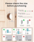 HIDALIFE Smart Keypad Door Lock with Handle and App Control