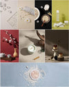 Qlisjxov 8-Piece Non-Wrinkle Product Photography Backdrops