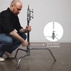 Kupo KS704611 Master C-Stand Kit: Turtle Base, Grip Arm