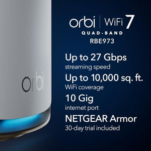 NETGEAR Orbi 970 WiFi 7 Quad-Band Mesh System