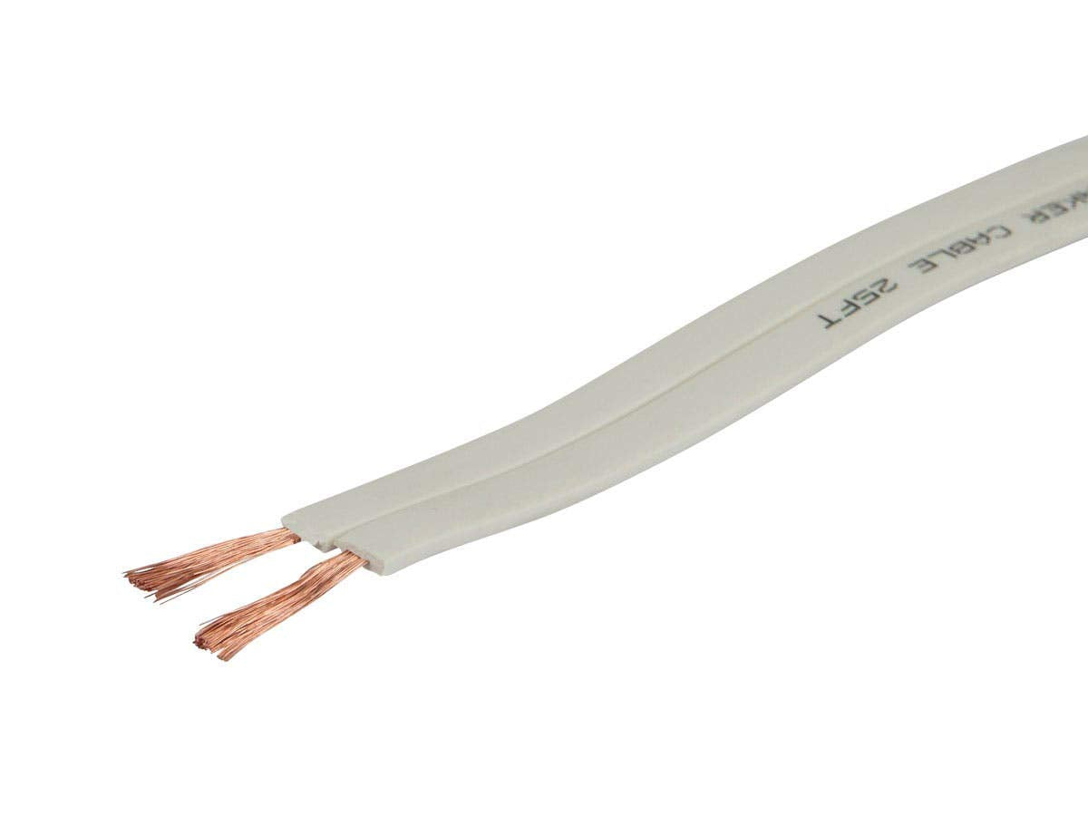 Monoprice 111936 Pure Copper Flat Speaker Wire - 16AWG, 100ft, CL2