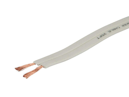 Monoprice 111936 Pure Copper Flat Speaker Wire - 16AWG, 100ft, CL2