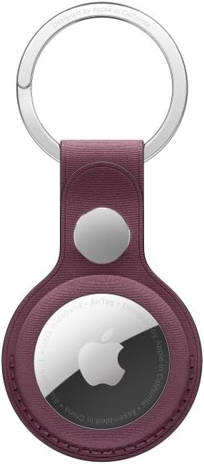 Apple AirTag FineWoven Key Ring - Mulberry — main product image