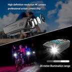 Tuygn C3Pro 4K 60fps Bike Action Camera with Speedometer