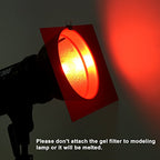 Neewer 10088988 Red Color Correction Lighting Gel Filters