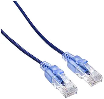 Monoprice 116328 SlimRun Cat6A Ethernet Patch Cable - 7ft (Purple, 10-Pack)