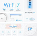 TP-Link Deco 7 Elite BE95 Quad-Band WiFi 7 Whole Home Mesh System