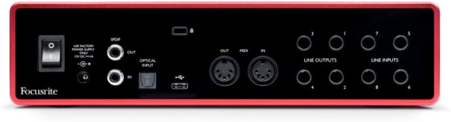 Focusrite Scarlett 18i8 3rd Gen USB Audio Interface Bundle