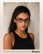 Bossace Rectangle Blue Light Glasses for Women, 2-Pack