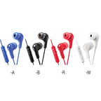 JVC HAFX7GR Red Gamer Earbuds with Mic