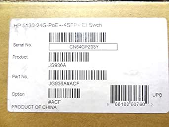 HP JG936A 5130-24G-POE+-4SFP+ EI Gigabit Switch