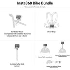 Insta360 Bike Bundle with 2-in-1 Selfie Stick