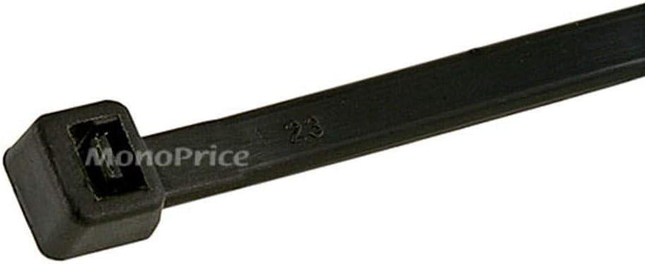 Monoprice 105761 Cable Tie 8 inch Black 100-Pack