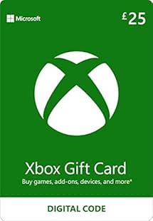 Microsoft K4W-01610 Xbox Live £25 Gift Card [Online Code]