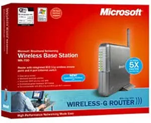 Microsoft R84-00001 Wireless 802.11g Base Station Router — main product image