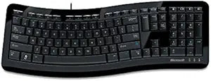 Microsoft 3TJ-00020 Comfort Curve Keyboard 3000 UK Layout