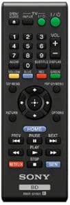 Sony BDP-S1100 Blu-ray Player Remote Control (OEM)