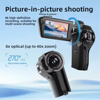 Raxmolo 8K Dual-Lens Digital Video Camcorder