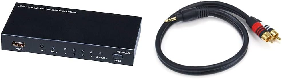 Monoprice Blackbird HDMI 1.4 Switch with Audio Extractor