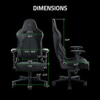 Razer RZ38-03720500-R3U1 Enki Gaming Chair with Lumbar Support