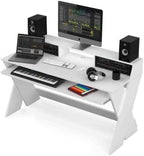 Glorious AMS-SOUND-DESK-PRO-WHT Sound Desk Pro White Studio Workstation