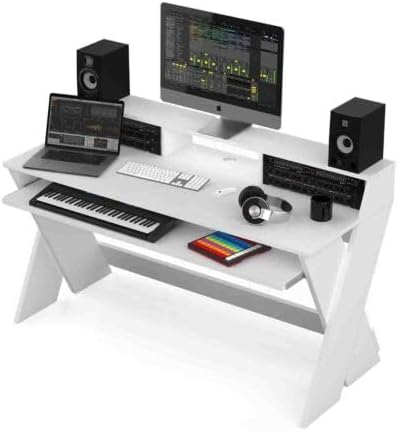 Glorious AMS-SOUND-DESK-PRO-WHT Sound Desk Pro White Studio Workstation
