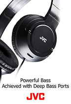 JVC HASR185B On-Ear Headphones with Mic (Black)