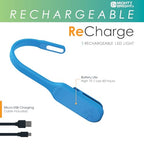 Mighty Bright 47011 Rechargeable Clip On Book Light Blue