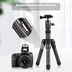 Qiilu Aluminum Alloy Desktop Tripod with 360° Ball Head