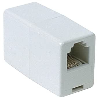 RCA In Line Cord Coupler Modular Phone Line Connector — main product image