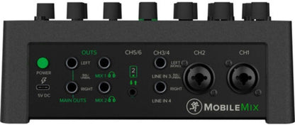 Mackie MobileMix 8-Channel Streaming Mixer Bundle