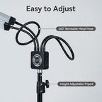 Fockety 4-Arm LED Video Light Kit with Bi-Color Tripod