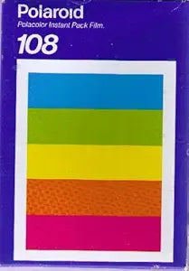 Polaroid 108 Instant Pack Film - Expired Collectible