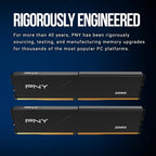 PNY DDR5 32GB Low Profile Desktop Memory Kit