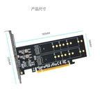 CFNXKTWBR PCIe 4.0 4-Bay M.2 NVMe SSD Expansion Card