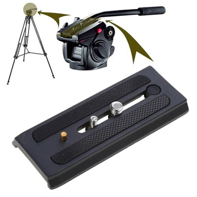 Yhplxyuus Aluminum Quick-Release Tripod Plate for Manfrotto 577/701