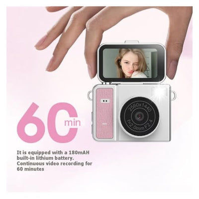 BXGBWKZHRQF 2K Mini Retro Action Camcorder