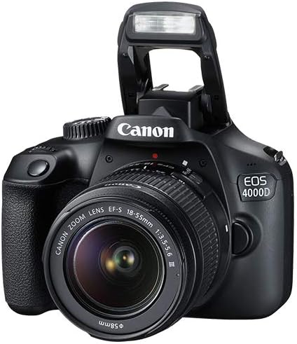 Canon EOS 4000D / Rebel T100 DSLR Camera Bundle (Renewed)