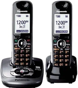 Panasonic KX-TG7532B DECT 6.0 Cordless Phone 2-Handset