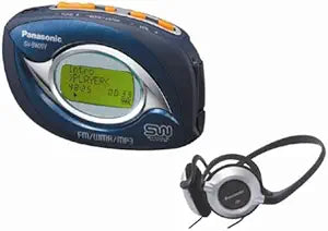 Panasonic SV-SW20A 128MB Digital Audio Player (Blue) — main product image