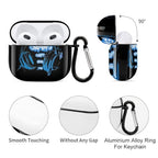 PGRZALRUQS Gaming-Print AirPods 3 Case with Keychain