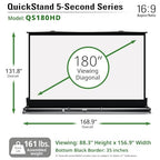 Elite Screens Q180VD 180