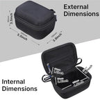 worfty Hard Carrying Case for 8BitDo Retro R8 Mouse